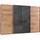WIMEX Schwebetürenschrank Level by fresh to go 350 x 216 x 0 cm Grau