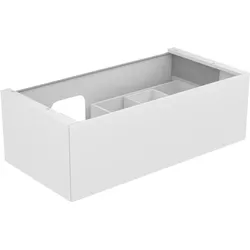 Edition 11 Waschtischunterbau mit Auszug u. Beleuchtung 1050 x 350 x 535 mm cashmere/Glas cashmere WUB Edition 11 31253, 1 Auszug, Bel., cashmere/Glas cashmere