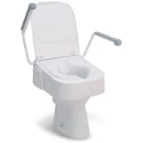 Drive Medical Toilettensitzerhöhung TSE 150 mit Armlehnen und Deckel weiß