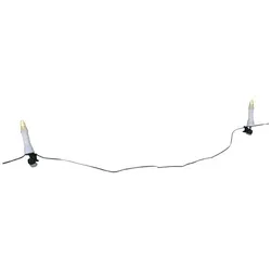 Konstsmide LED-Weihnachtsbaumkette, warmweiß, Netzbetrieb, Kabellänge: 5 m - gruen