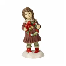 GOEBEL Ein Kranz zum Advent 7 x 6 x 14,5 cm, bunt