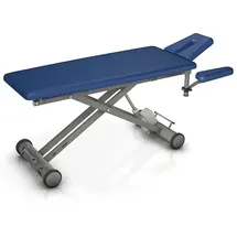hwk therapieliegen Elektrische Therapieliege ""Solid E4"", 80 cm, Atoll, Graualuminium