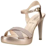 Nero Giardini Nero Giardini Sandalen Leder/Textil High-Heel-Sandalette goldfarben 39 EU