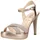 Nero Giardini Nero Giardini Sandalen Leder/Textil High-Heel-Sandalette goldfarben 39 EU