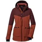 Killtec Skijacke KSW 40 WMN SKI JCKT Wasserdicht, atmungsaktiv, verschweißte Nähte, viele Taschen braun 46