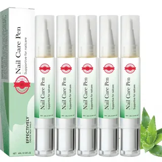 5 Stück Nail Care Pen - The Original, Nail Care Pen Nagelpilz Stift, Nail Care Pen Kosmetische Pflege Bei Nagelpilzinfektion, Mit TeebaumöL, Vitamin E & Aloe Vera (5PCS)