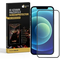 1x 9D Keramik-Glass für iPhone XR FULL COVER 3D KLAR Panzerfolie Displayschutz Schutzfolie Ceramic Screen-Protector