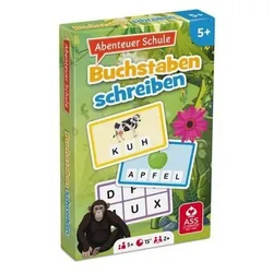 ASS Altenburger Spiel, Familienspiel 22572850 - Abenteuer Schule - Buchstaben schreiben,..., Lernspiel bunt