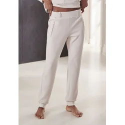 Sweathose FRENCH CONNECTION, Damen, Gr. 44/46, N-Gr, beige, Obermaterial: 55% Viskose (LENZING ECOVERO), 40% Polyester, 5% Elasthan. Taschenfutter: 100% Polyester, unifarben, Basic, bequem lang, Hosen