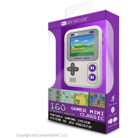 My Arcade Gamer Mini Classic Gray & Purple