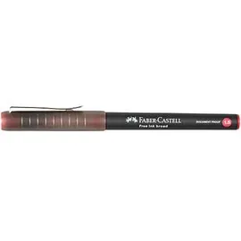 Faber-Castell Free Ink Tintenroller grau 1,5 mm, Schreibfarbe: rot, 1 St.