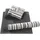 CAWÖ Life Style Streifen 7048 Gästehandtuch 30 x 50 cm kiesel