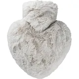 Hugo Frosch Wärmflasche Herz Langhaar-Flausch