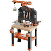 Smoby Black+Decker Werkbank mit Kran