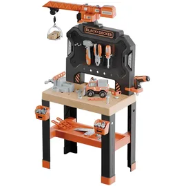Smoby Black+Decker Werkbank mit Kran