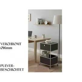 Floordirekt Metallregal Concept Epure MK-145 40 x 40 x 69 cm Schwarz