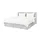 Möbel Kraft Boxspringbett 160 x 200 cm Hellgrau