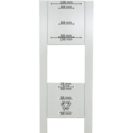 a-TroniX Standsäule für Wallbox Edelstahl Weiß