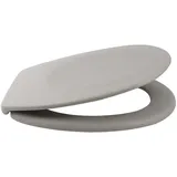 spirella WC-Sitz NEELA, Premium Toilettendeckel aus leichtem Duroplast Kunststoff, hohe Stabilität, langlebig, bruchsicher, Soft Close Absenkautomatik, oval, neue Trendfarben in angesagter matt Optik, taupe braun