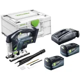 FESTOOL Akku-Stichsäge PSBC 420 EB-Basic 18 V 120 mm + 2x Akku 5,0 Ah + Ladegerät
