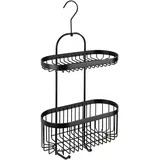Wenko Bad-Caddy Classic Plus Black Stahl 26,5 x 47 x 12,5 cm Schwarz