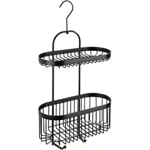 Wenko Bad-Caddy Classic Plus Black Stahl 26,5 x 47 x 12,5 cm Schwarz