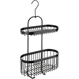 Wenko Bad-Caddy Classic Plus Black Stahl 26,5 x 47 x 12,5 cm Schwarz