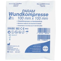 Wundkompresse Vliesstoff Steril 10x10 Cm