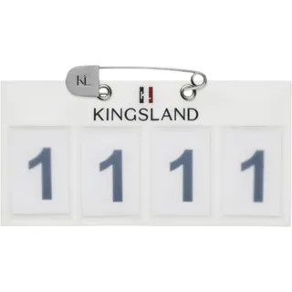 Startnummer-Set 4-Stellig 2er Pack Turniernummern White / One Size