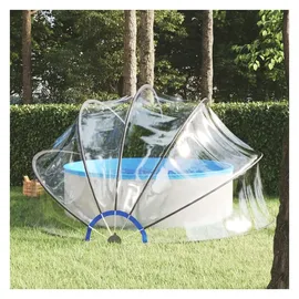 vidaXL Pool-Kuppel 440 x 220 cm transparent