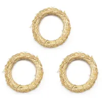 DekoPrinz DekoPrinz® Strohkränze, 3 Stück | ø 25 cm