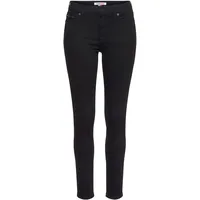 Tommy Jeans Nora Mid Rise Skinny Jeans Staten Black Stretch 25 30