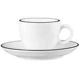 SELTMANN WEIDEN Espressotasse 0,09 mit Untertasse Black Line
