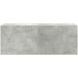 vidaXL Betongrau 80x25x30 cm Holzwerkstoff