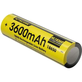 Nitecore NL1836R 18650 Akku 3,6V 3600mAh mit USB