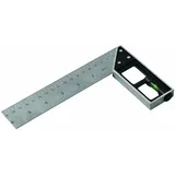 Silverline Anschlag- und Gehrungswinkel mit Wasserwaage 150 mm