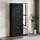 Okwish Schuhschrank 80 x 147 x 24 cm mit Spiegel / schwarz