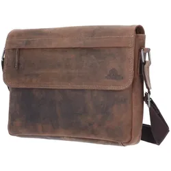 The Skandinavian Brand Messenger Umhängetasche Hunter  braun