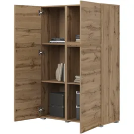 OTTO home Highboard 92 x 139 x 40 cm Braun / Beige