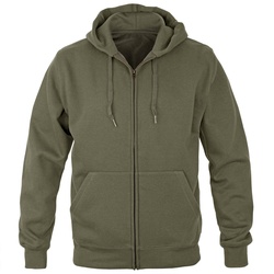Fruit of the Loom Premium Kapuzen Pullover Zip oliv, Größe M