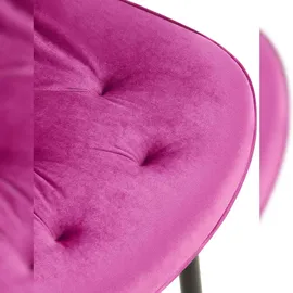 CLP 2er Set Esszimmerstuhl Wallace Samt lila