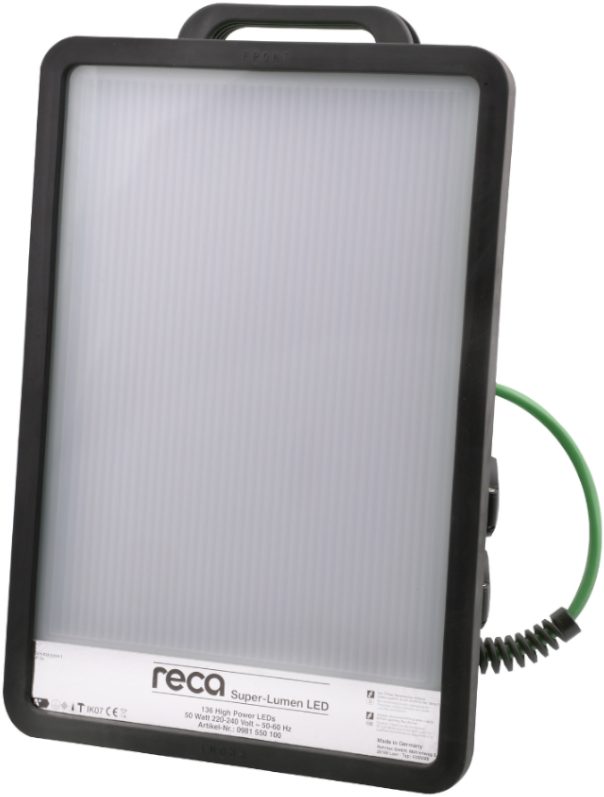 RECA Super−Lumen LED Arbeitsleuchte 50 Watt, IP 54