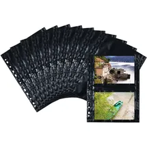 Herma Fotophan 13x18 cm schwarz genarbt,