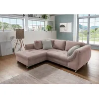 Myhomelando Ecksofa Argo, mit Schlaffunktion rosa