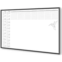 byNia® Schreibtischunterlage A3 Mit Kalender 2025, Schreibunterlage Papier Block & Unterlage (Einzelpack 1 Stück)