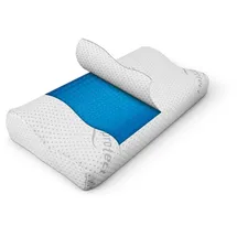 BestLivings Nackenstützkissen Visco 60 x 30 cm Weiß