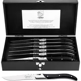 Laguiole Style de Vie Steakmesser Luxury Line, 6-teilig, Pakkaholz