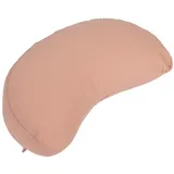 Bodhi Meditationskissen Halbmond | Yogi MOND ECO | Bezug aus 100% Bio-Baumwolle | Yogakissen halbmondförmig mit Buchweizenfüllung | Halbmondkissen für Yoga & Meditation | rosé