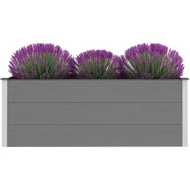 vidaXL Garten-Hochbeet WPC 150 x 50 x 54 cm Grau