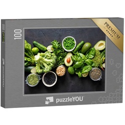 puzzleYOU Puzzle Superfood: Gemüse, Sprossen, Samen, 100 Puzzleteile, puzzleYOU-Kollektionen Gemüse
